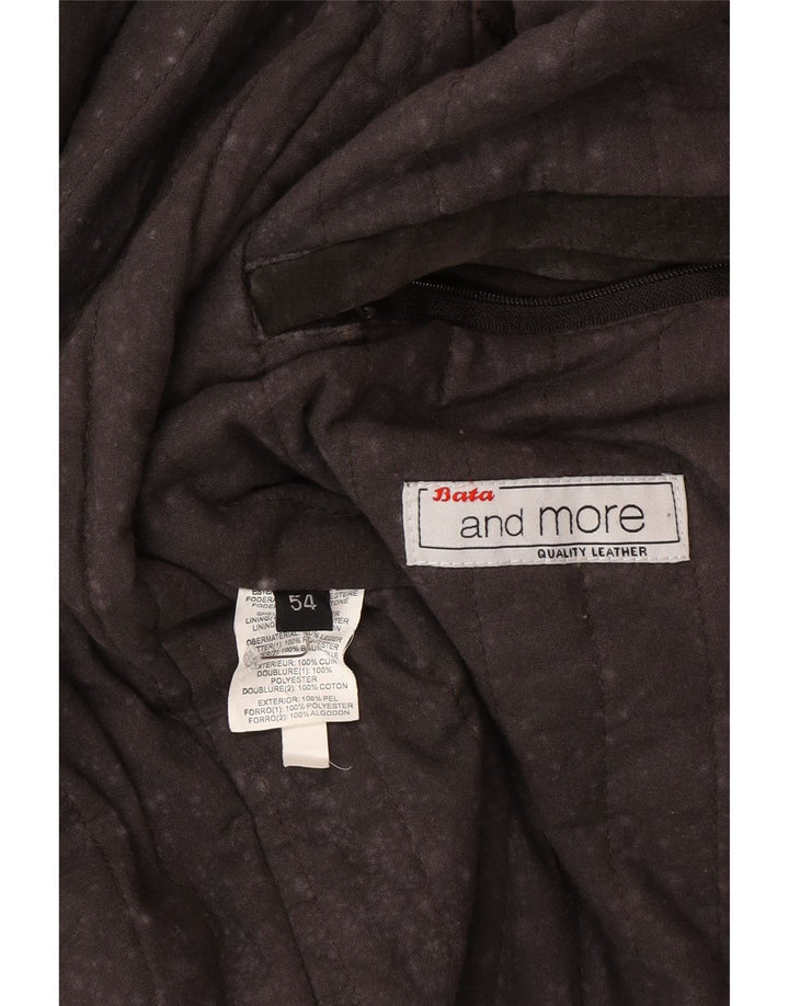 Bata and More Herre Ruskindsjakke IT 54 2XL Brunt Læder