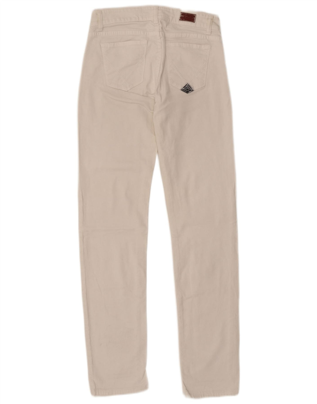 Roy Rogers Dame Slim Jeans IT 41 Medium W27 L31 Hvid Bomuld