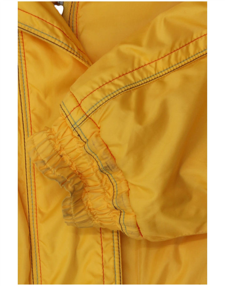 Ellesse Dame Hætte Oversized Skijakke UK 12 Medium Gul Polyamid