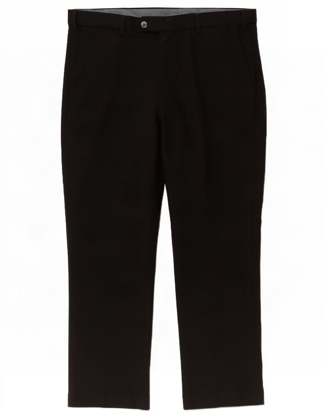 Marks & Spencer Herre Regular Fit Suit Bukser W38 L29 Sort Polyester