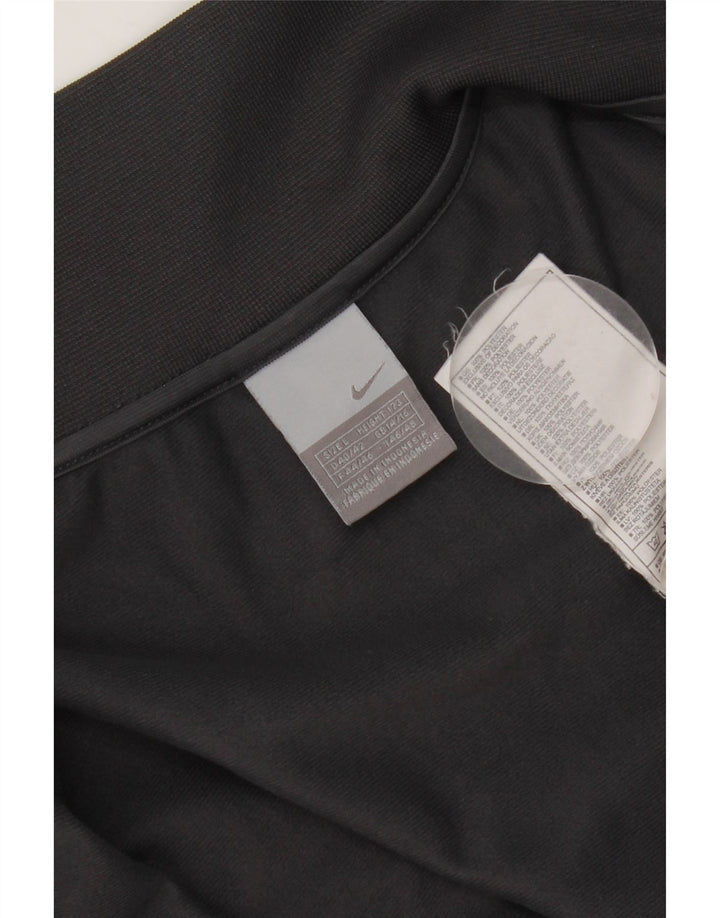 Nike Womens Crop træningsdragt topjakke UK 14/16 Large Grey Colourblock