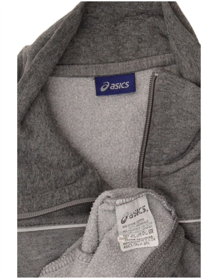 Asics Træningsdragt til mænd Topjakke Medium Grey Flecked Bomuld