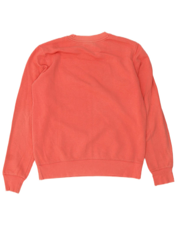 Champion Dame Grafisk Sweatshirt Jumper UK 14 Medium Pink