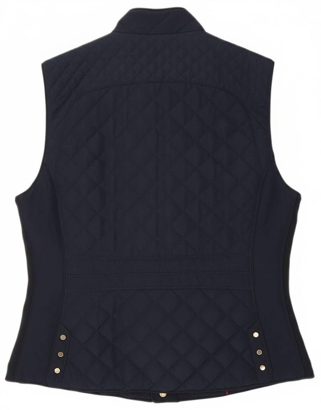 Zara Womens Quilted Gilet UK 18 XL Navy Blue Polyester