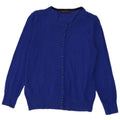 Marks & Spencer Dame Cardigan Sweater UK 12 Medium Blue Viscose