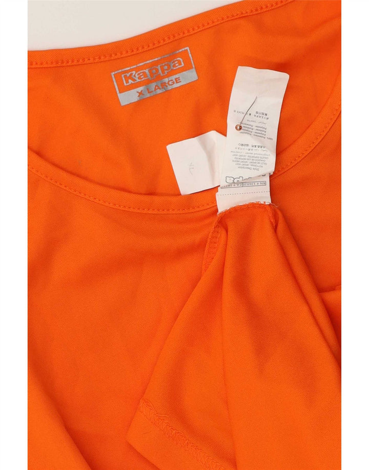 Kappa Herre Grafisk Vest Top XL Orange Polyester