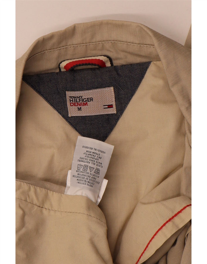 Tommy Hilfiger Dame 2 Button Blazer Jacket UK 14 Medium Brun Bomuld