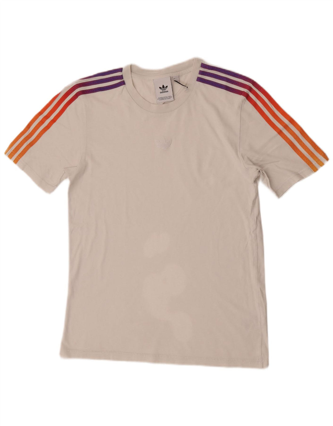 Adidas herre T-shirt top lille hvid bomuld