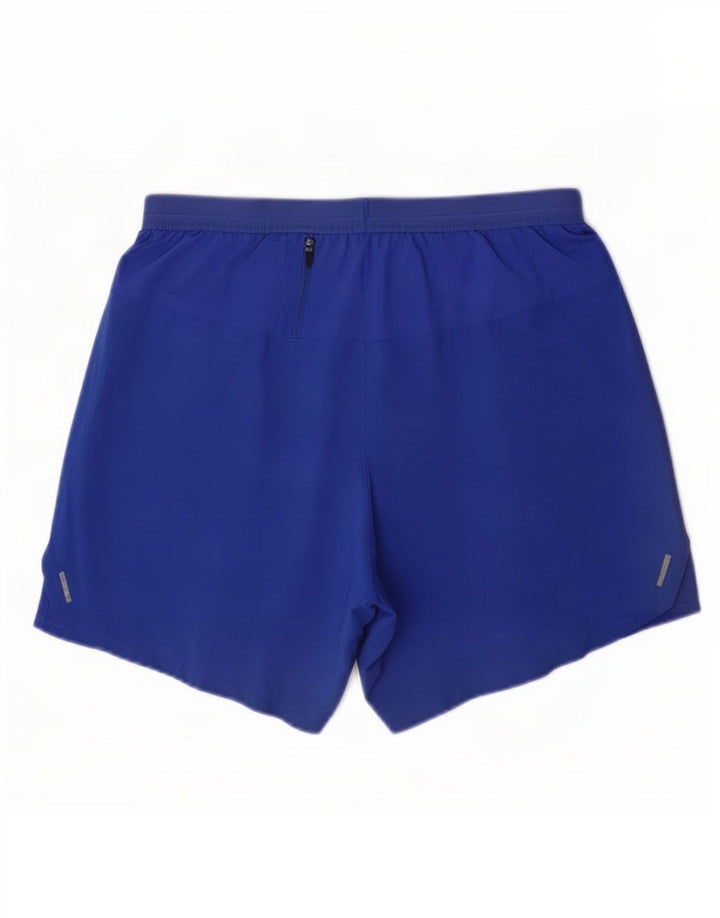 Nike Herre Dri Fit sportsshorts store blå polyester
