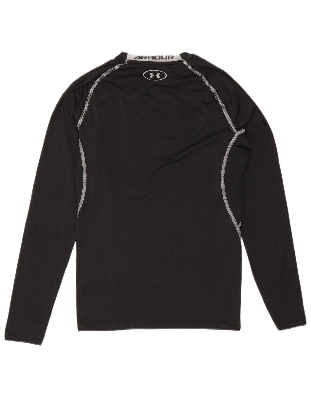 Under Armour Herre Heat Gear Top Langærmet Stor Sort Polyester