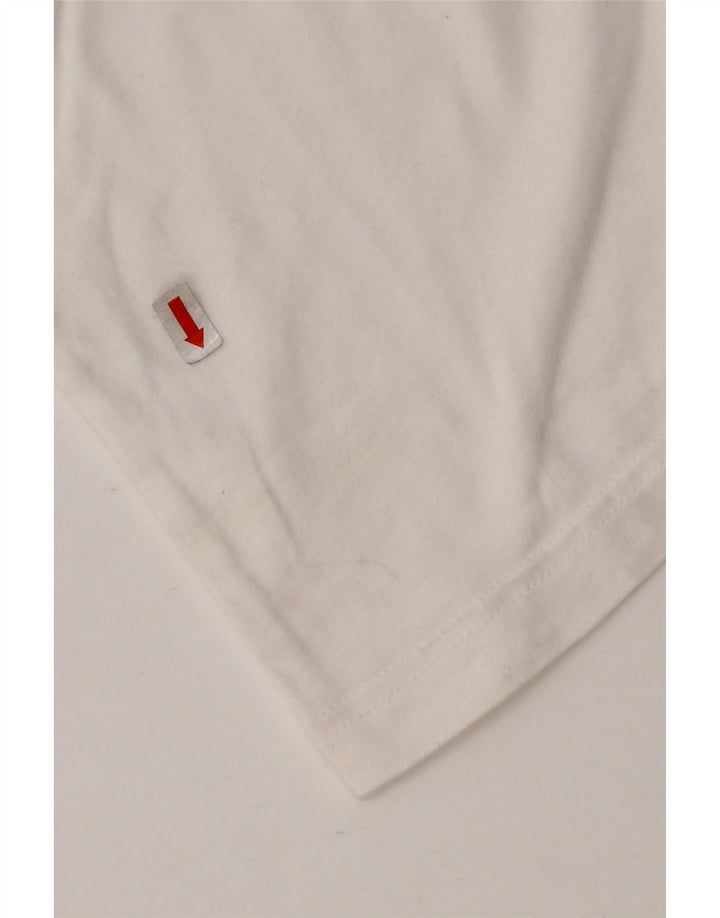 ADIDAS T-shirt top til kvinder DK 8/10 Lille hvid bomuld