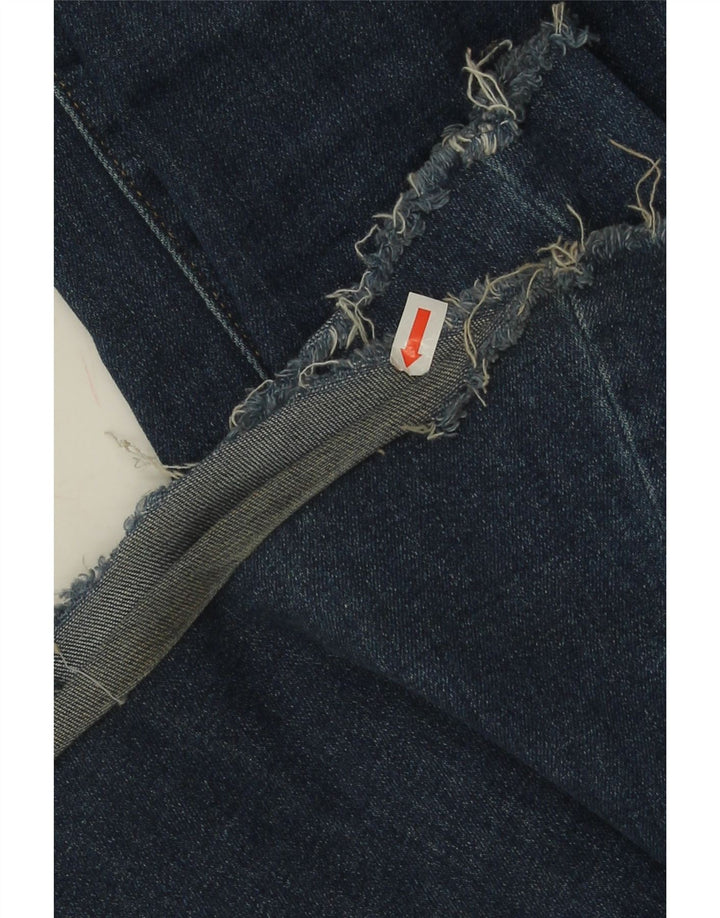 Levi's Dame Højtaljede Flared Jeans W25 L32 Marineblå Bomuld
