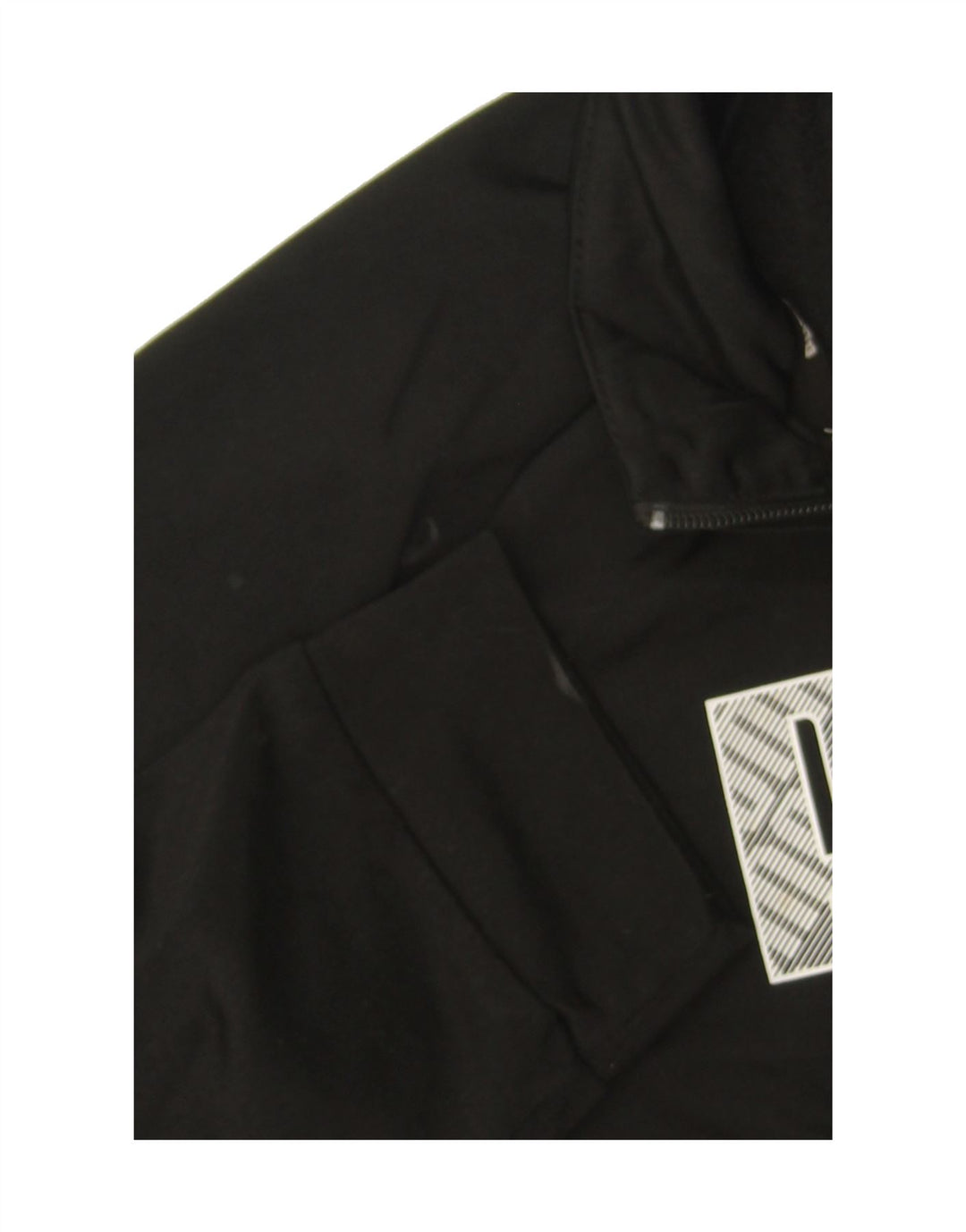 PUMA Boys Graphic Tracksuit Top Jacket 11-12 Years Black Polyester Vintage Puma and Second-Hand Puma from Messina Hembry 