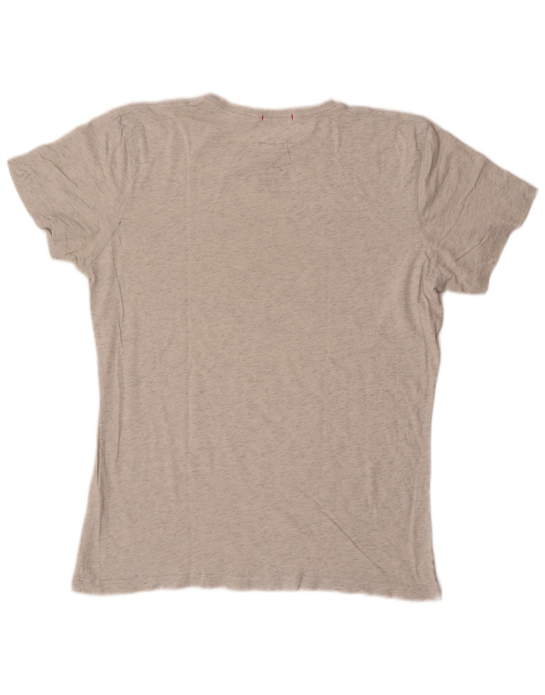 PEPE Jeans Herre Regular Fit grafisk T-shirt top mellemgrå bomuld