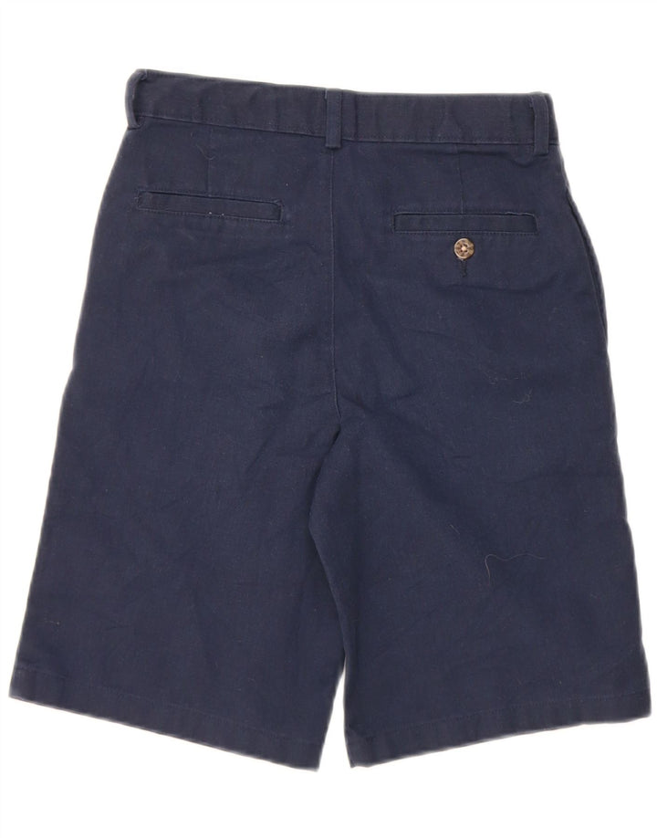 DOCKERS Boys Regular Chino Shorts 11-12 Years W26 Navy Blue Polyester Vintage Dockers and Second-Hand Dockers from Messina Hembry 