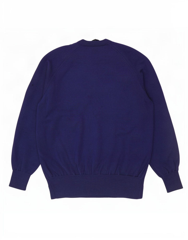 Fred Perry Herre V-hals sweater Stor marineblå uld