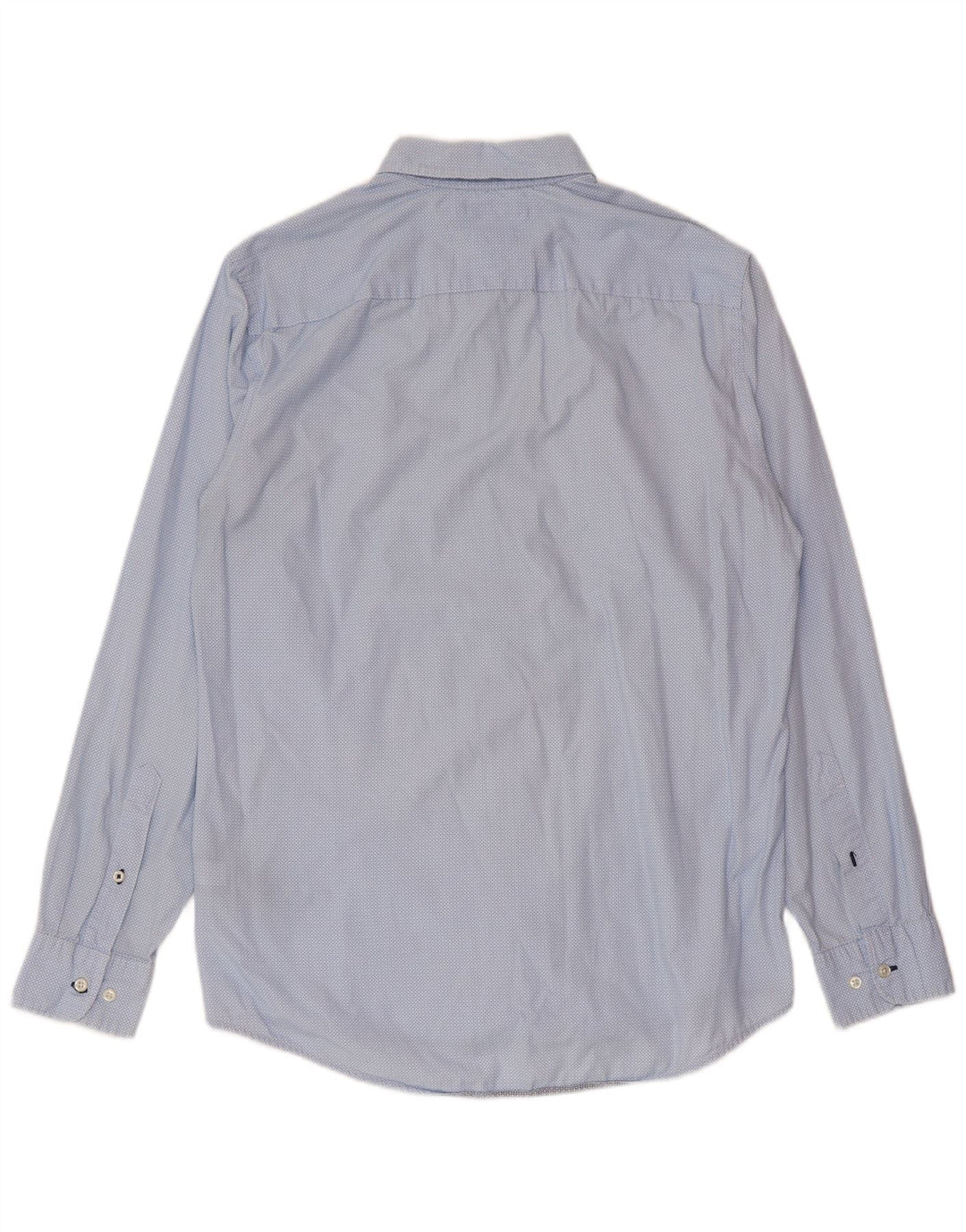 Tommy Hilfiger Herre Regular Fit skjorte Medium Blue Spotted Bomuld