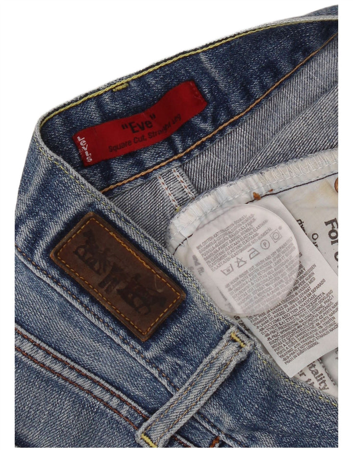 Levi's Dame Eve Square Cut Straight Jeans W30 L34 Blå Bomuld