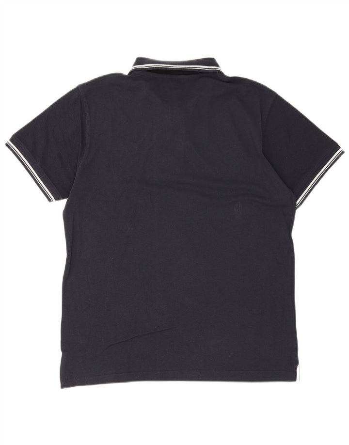Sergio Tacchini herre poloshirt lille marineblå bomuld