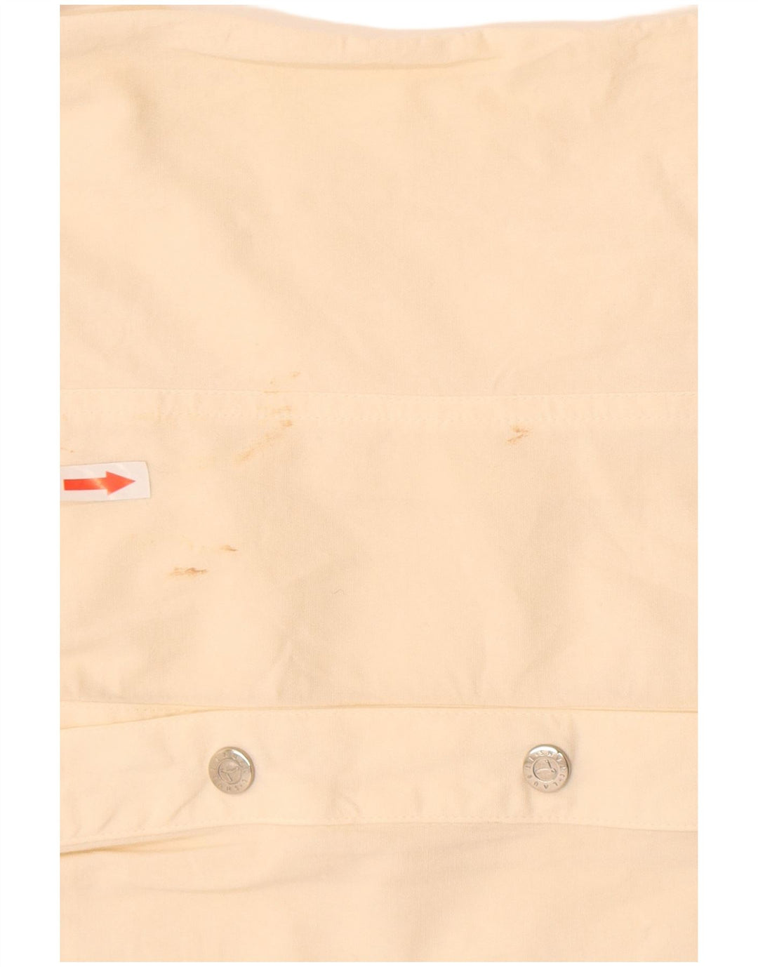 Laurel kortærmet skjorte til kvinder IT 42 Medium Off White Bomuld