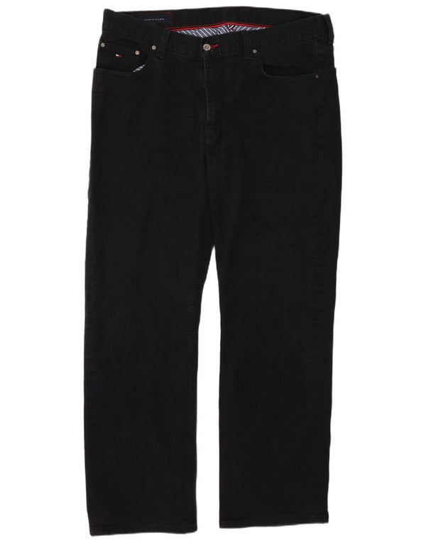 Tommy Hilfiger Straight Jeans til mænd W38 L32 Sort
