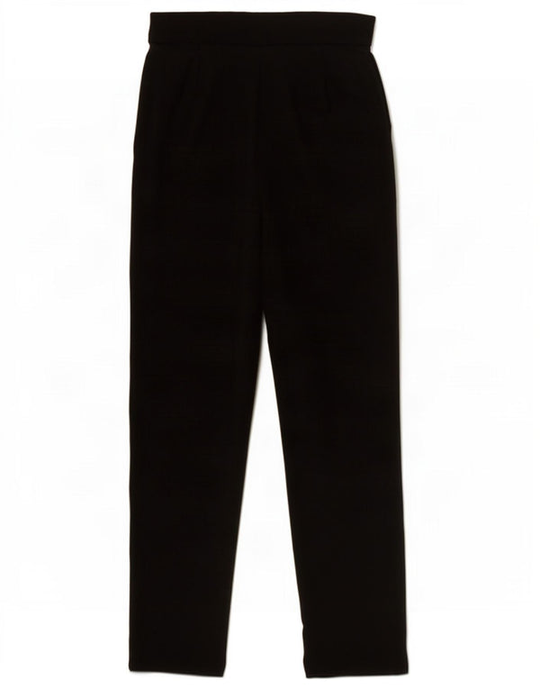 Marks & Spencer Dame Slim Cropped Trousers UK 8 Small W27 L25 Black