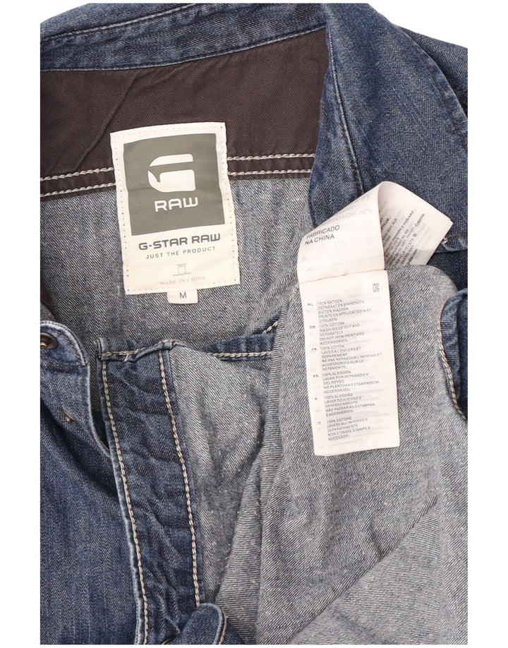 G-Star Herre Denim Shirt Medium Blue Bomuld