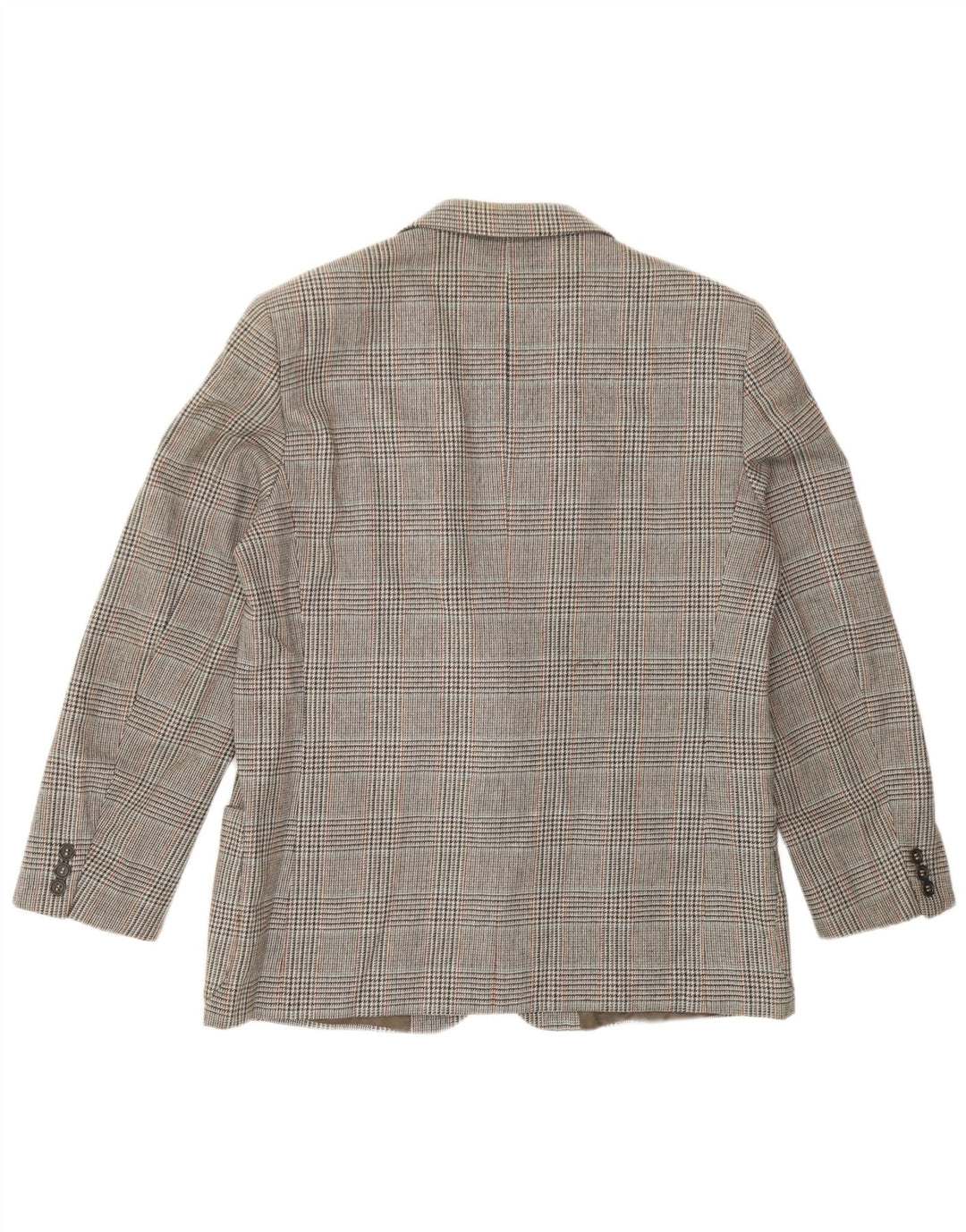 Vintage herre 2-knaps blazerjakke UK 38 Medium Grey Houndstooth