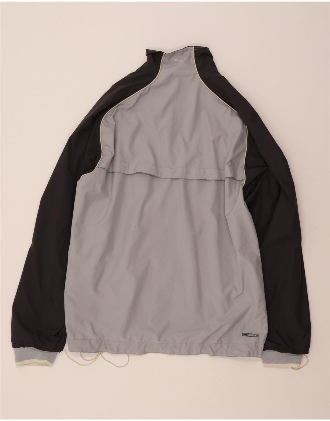 PUMA Træningsdragt til mænd, topjakke, stor grå farveblok