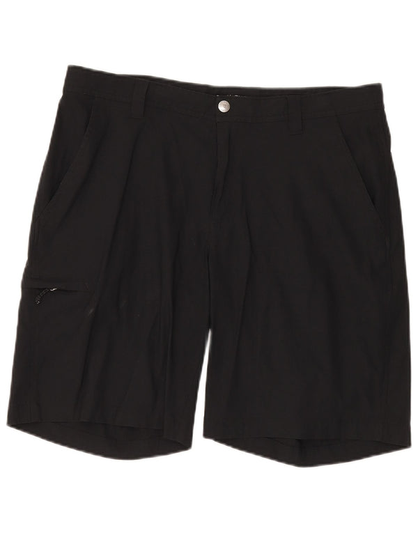 Columbia Herre Omni-Shield Cargo Shorts W36 Large Black Nylon