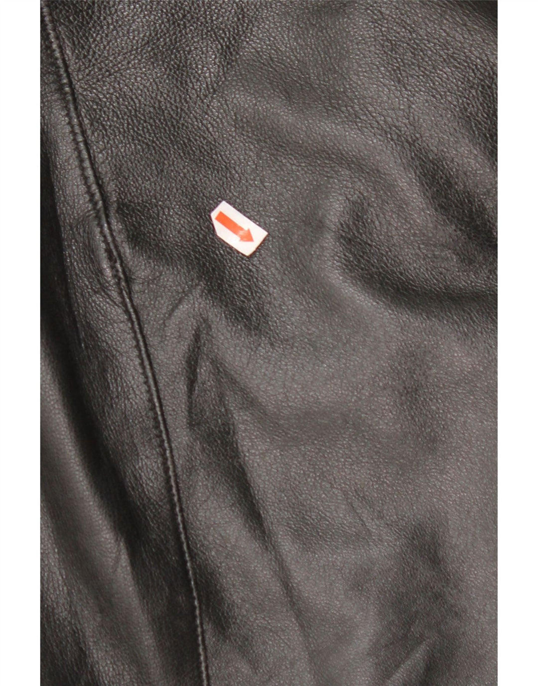 VINTAGE Lædernederdel til kvinder Medium W28 Sort