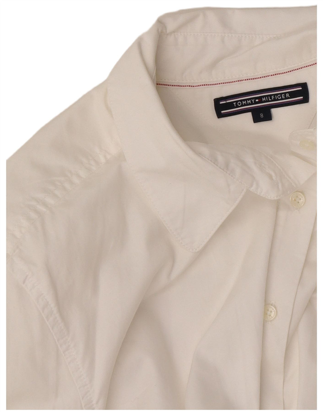 Tommy Hilfiger Dameskjorte US 8 Medium White