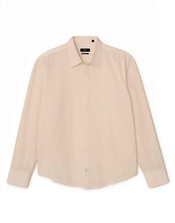 Hugo Boss Herre Slim Fit Skjorte Large White