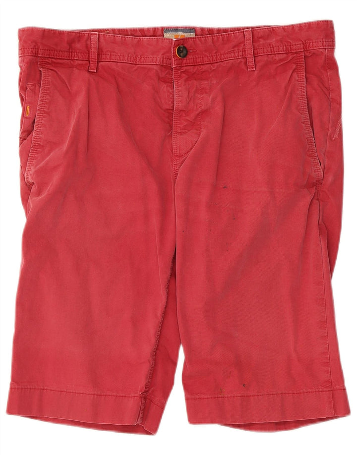 Hugo Boss Herre Chino Shorts W33 Medium Rød Bomuld