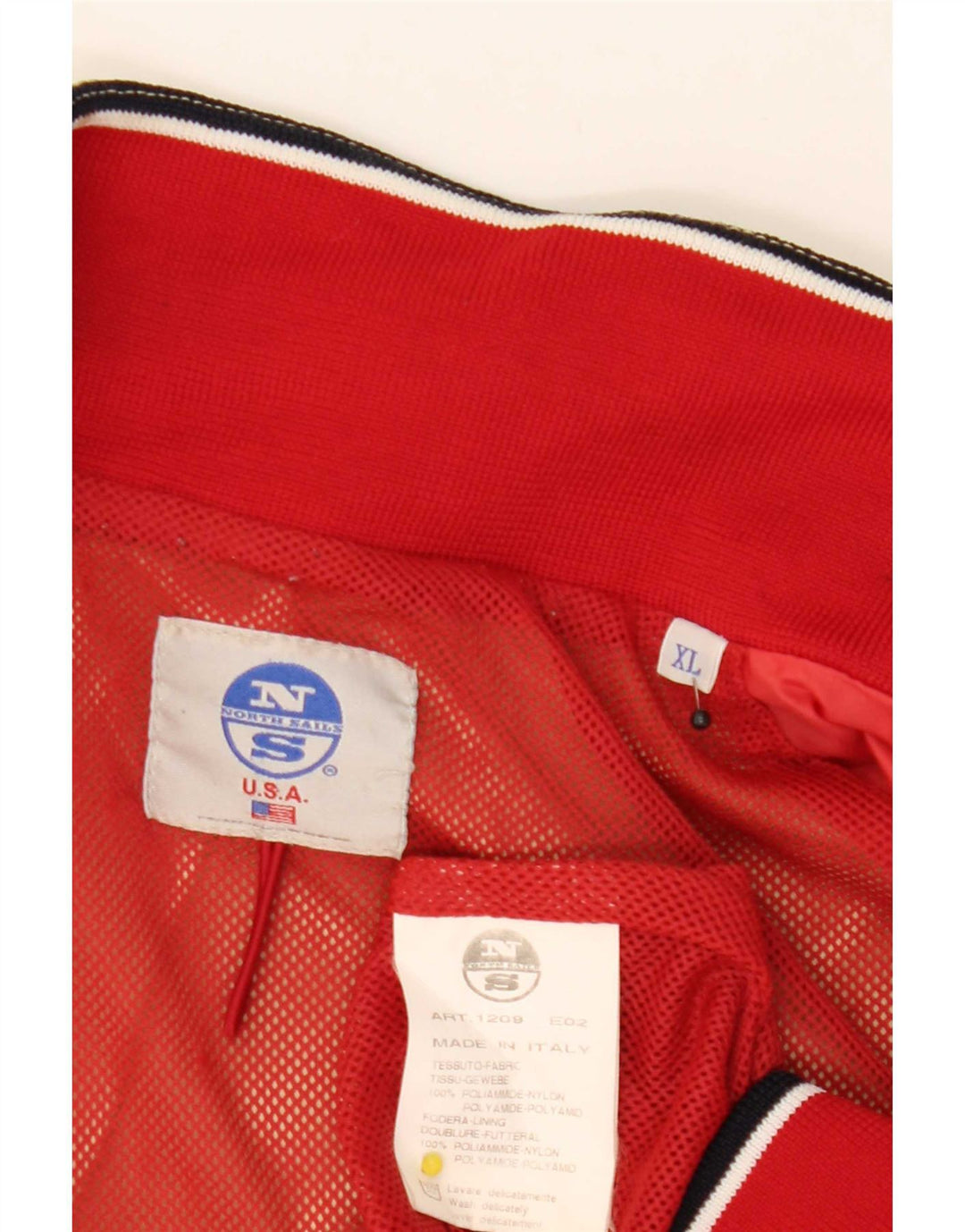 North Sails Regnjakke til mænd UK 42 XL Beige Colourblock Nylon