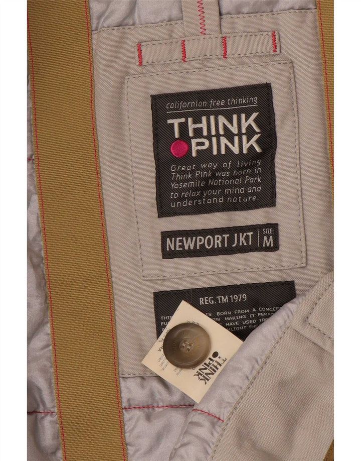 Think Pink Womens Polstret jakke UK 12 Medium Grey Polypropylene