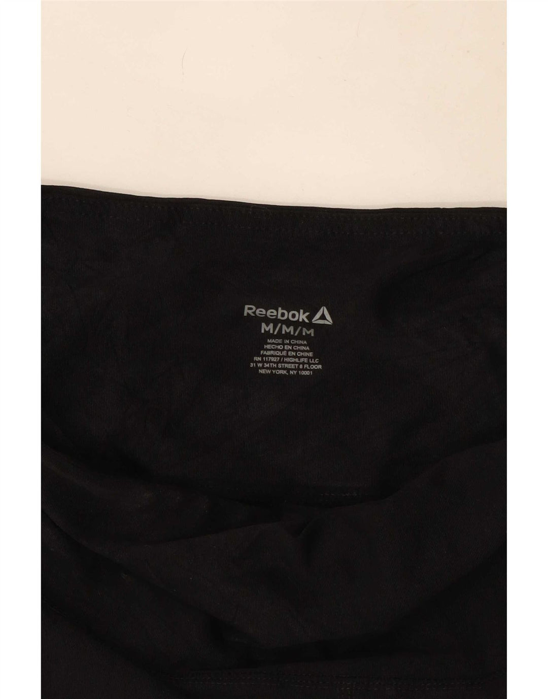 Reebok Grafiske Leggings til kvinder UK 12 Medium Sort