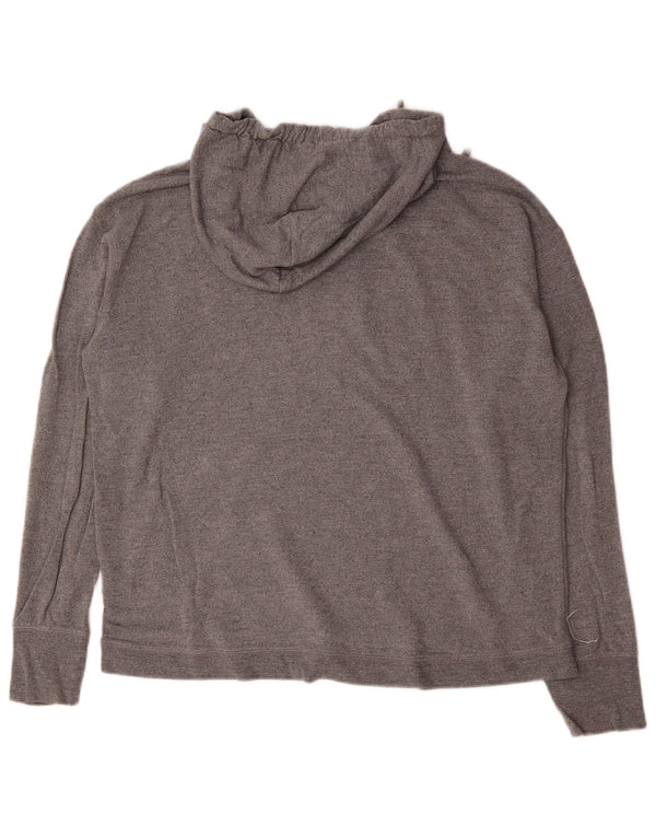 Gap Herre Loose Fit hættetrøje Jumper lille grå stribet viskose