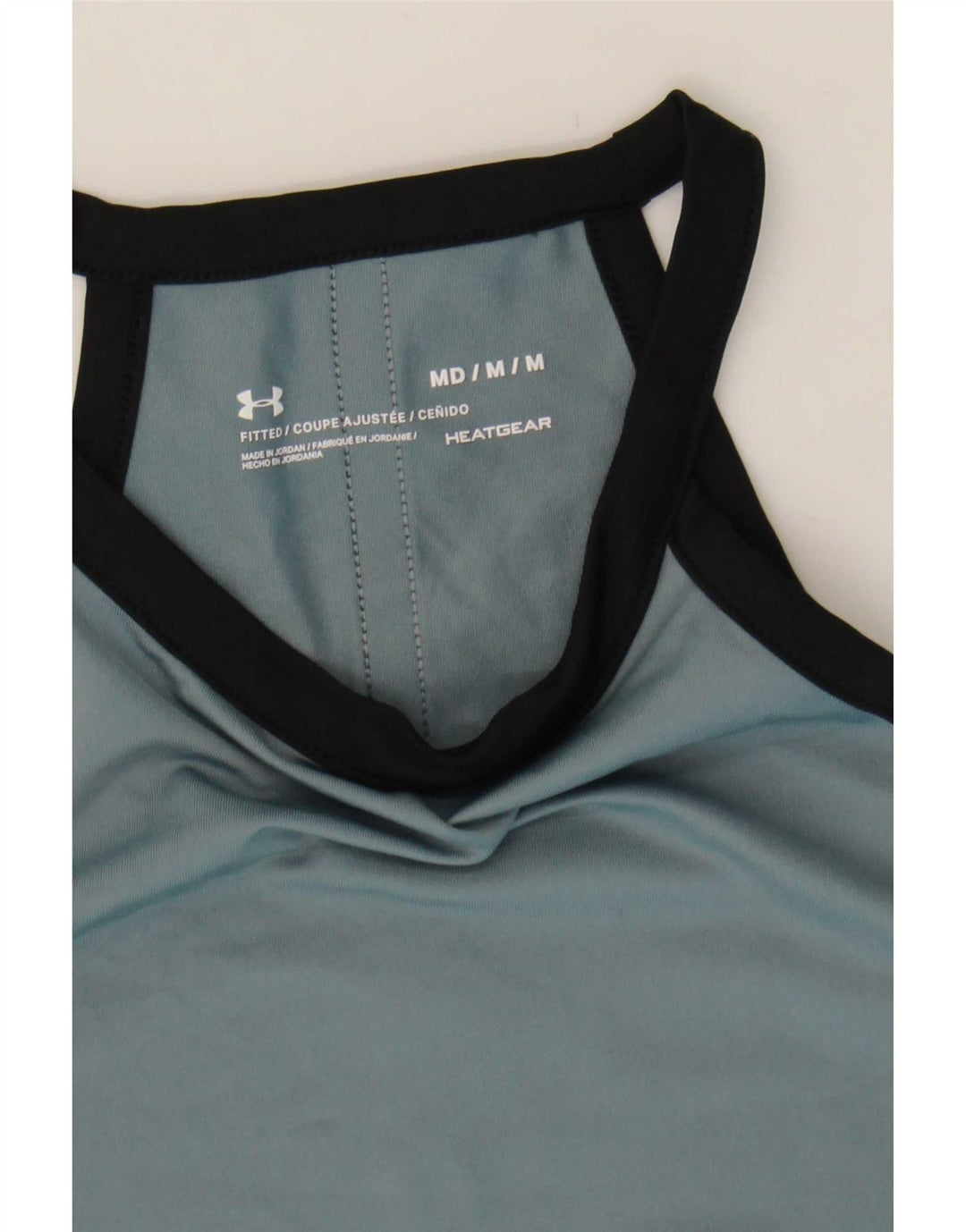 Under Armour Dame Heat Gear Grafisk Vest Top UK 12 Medium Grå