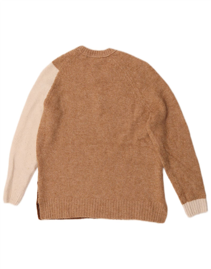 Marks & Spencer Dame sweater med rund hals DK 10 Lille Brun