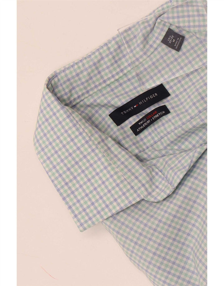Tommy Hilfiger Herreskjorte str. 15 1/2 Medium Blue Ternet Bomuld