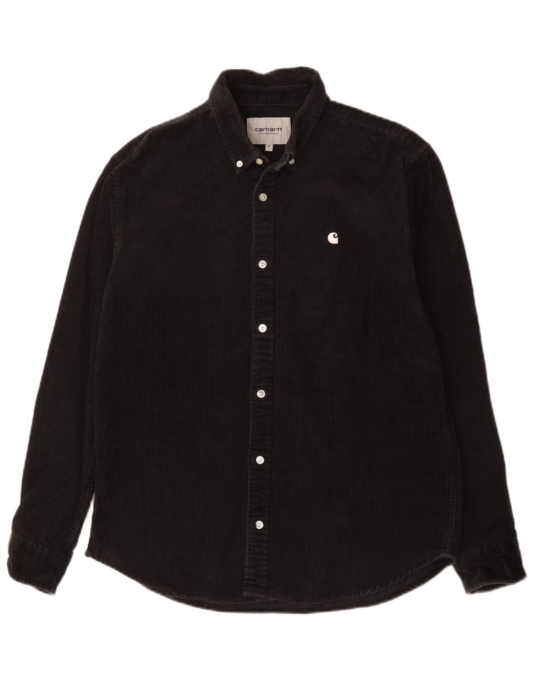 Carhartt Herre fløjlsskjorte Medium Sort bomuld