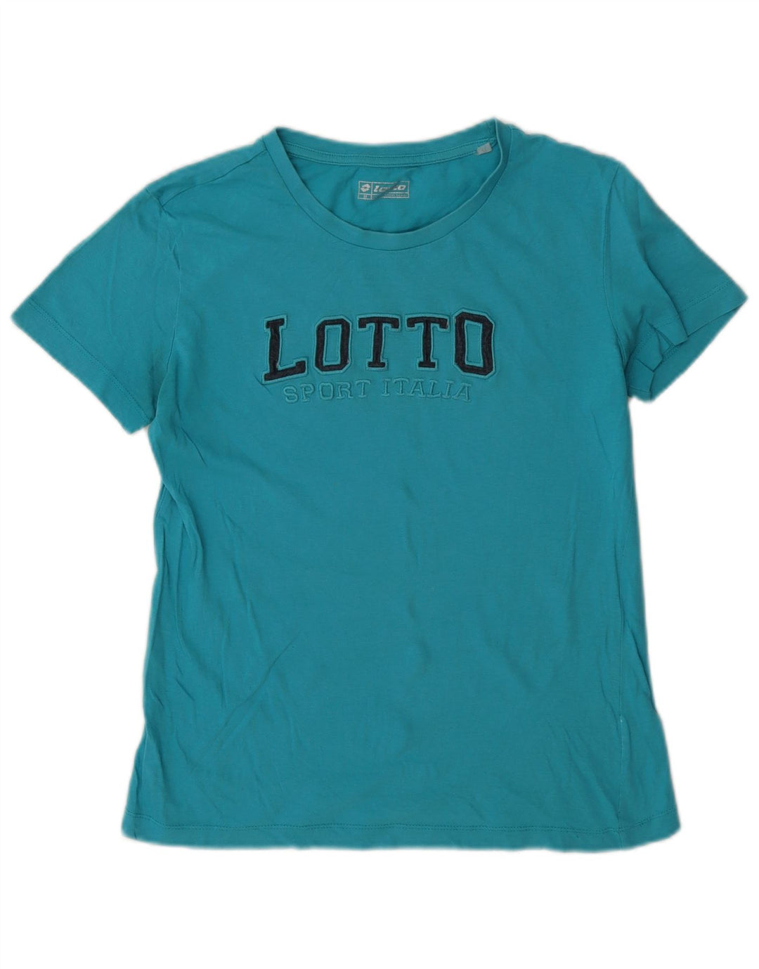 Lotto Dame Grafisk T-Shirt Top UK 14 Medium Blue