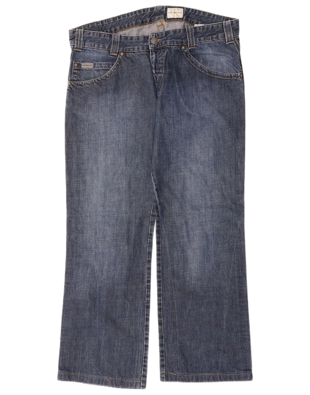 Calvin Klein Herre løse jeans W38 L30 Blå Bomuld