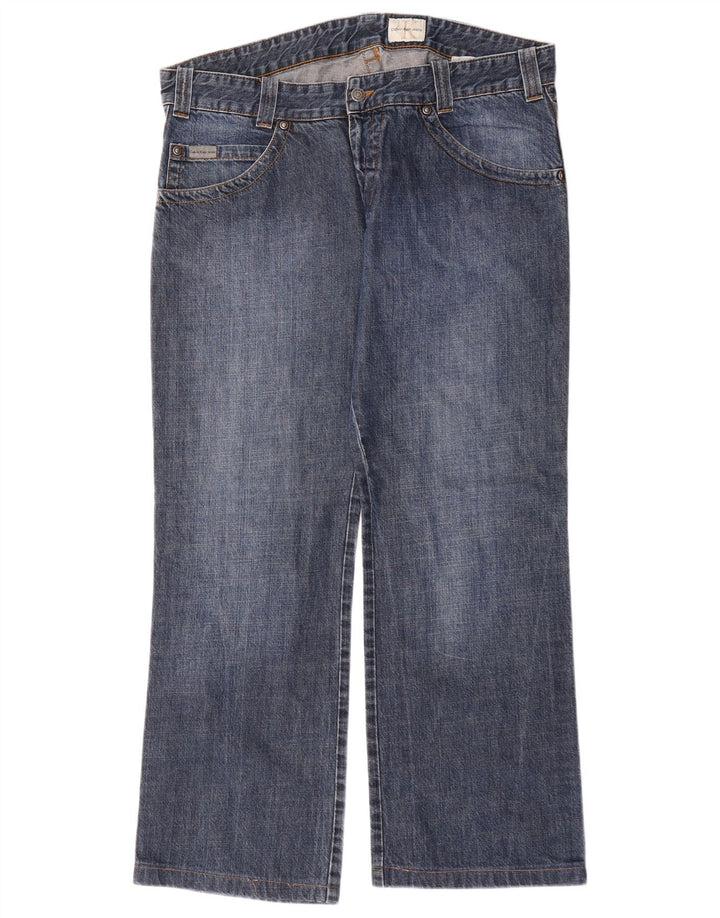 Calvin Klein Herre løse jeans W38 L30 Blå Bomuld