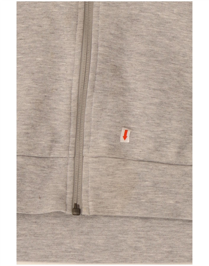 ADIDAS Hættetrøje med lynlås til mænd XL Grå bomuld