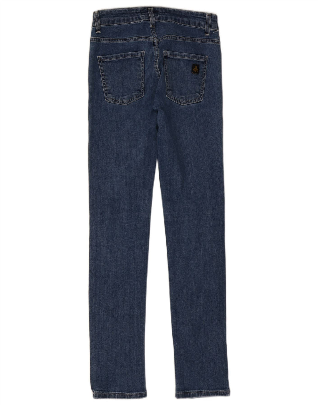REFRIGIWEAR Dame Slim Jeans IT 40 Small W26 L30 Blå Bomuld
