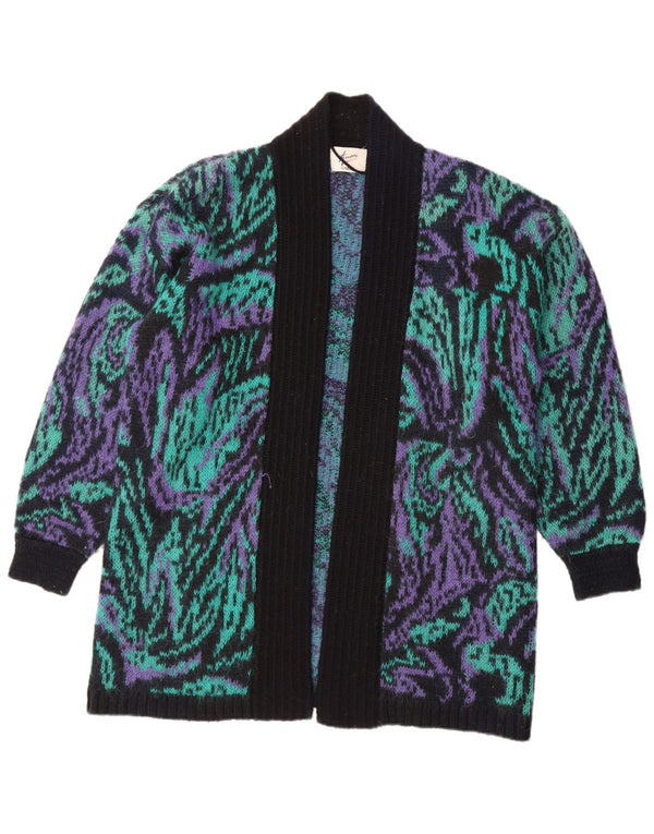 Amari Womens Oversized Longline Cardigan Sweater UK 10 Small Multicolored