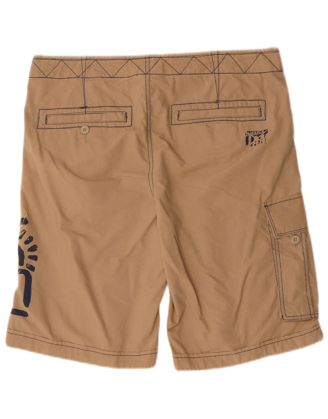 Puma Herre Graphic Cargo Shorts Medium W32 Brun Bomuld