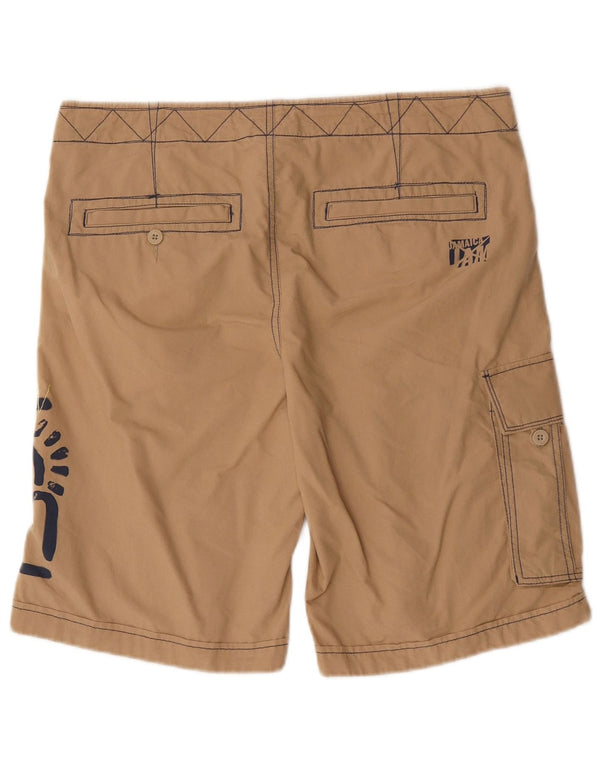 Puma Herre Graphic Cargo Shorts Medium W32 Brun Bomuld